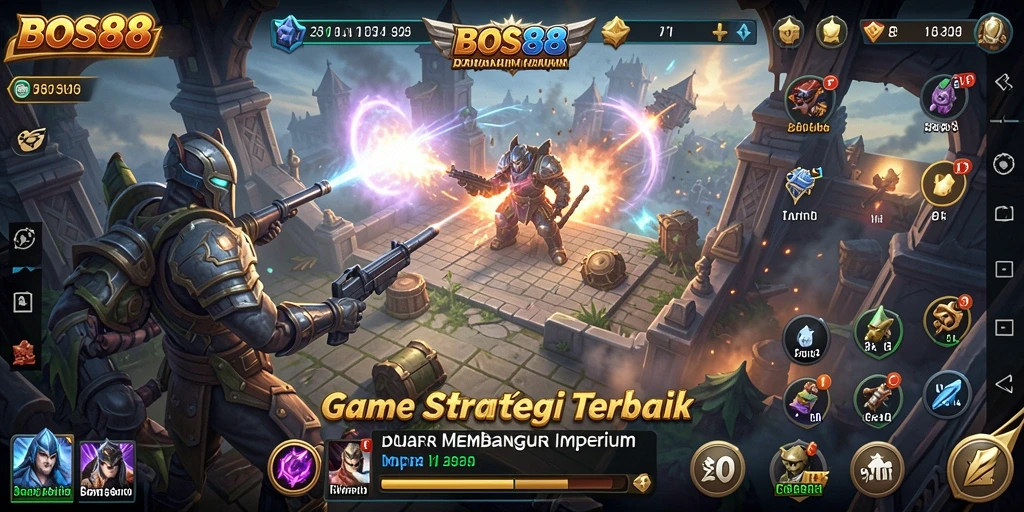 Tampilan gameplay menarik di BOS88 dengan strategi yang mendalam.