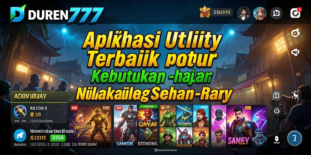 Tampilan antarmuka DUREN777 yang bersih dan fungsional.