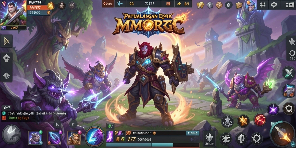 Gameplay epik dengan pertempuran mendebarkan di FAV77.