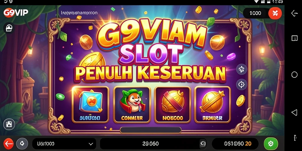 Screenshot G9VIP yang menampilkan gameplay menawan di slot.