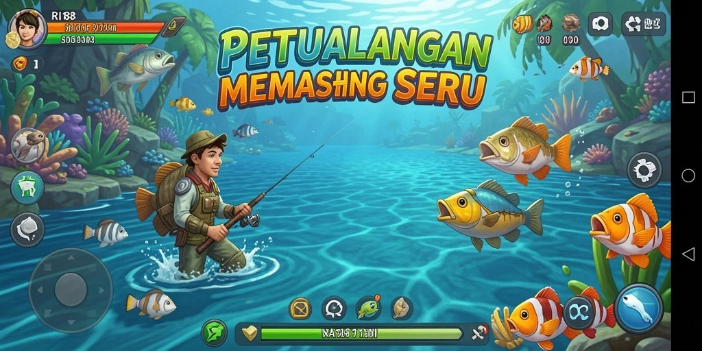 Screenshot menunjukkan gameplay seru dan grafis yang memukau di RI188.