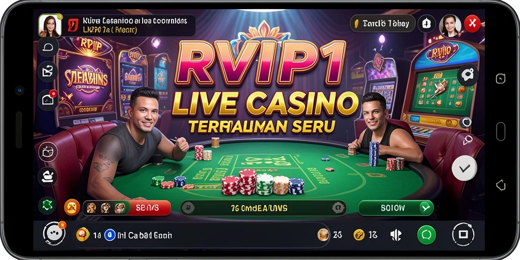 Tampilan gameplay Live Casino yang menegangkan dan interaktif.