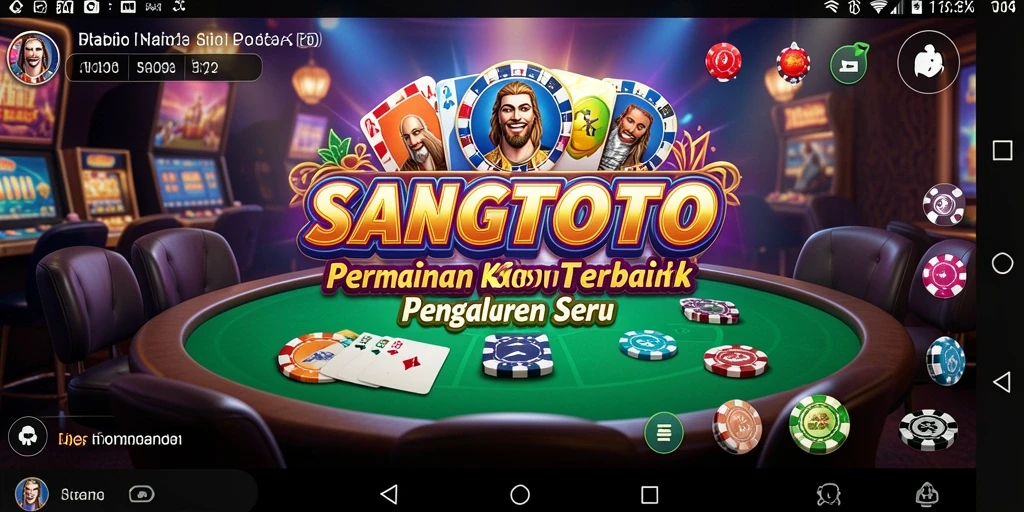Tampilan gameplay seru di SANGTOTO dengan berbagai permainan Kasino.