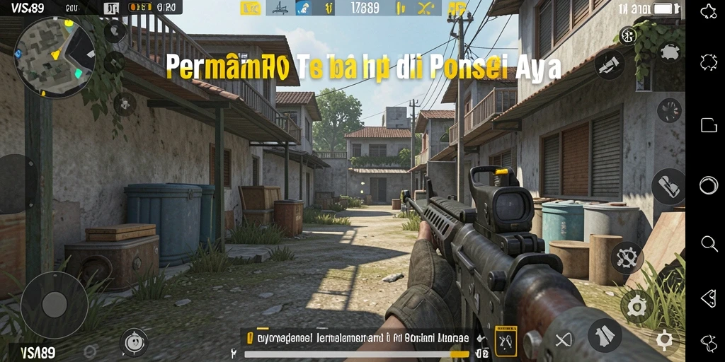Tampilan penuh aksi gameplay <strong>VISA89</strong> yang menegangkan dan mendebarkan.