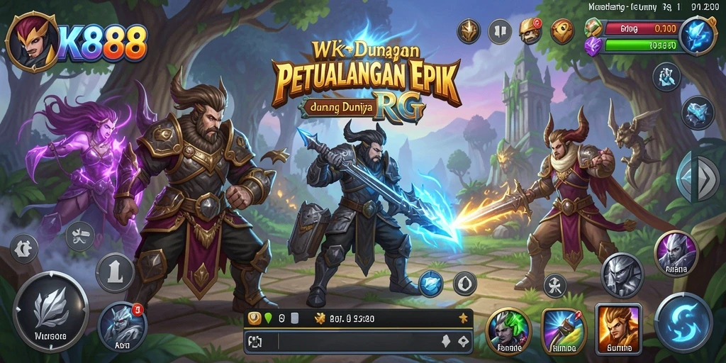 Tampilan menarik dari gameplay RPG WK888 yang mengasyikkan.
